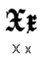 Nyomtatott X x